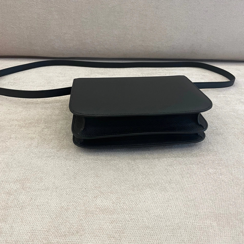 Hermès Black Epsom Leather Constance 24 with GHW