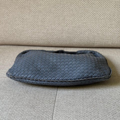 Bottega Veneta Blue/Grey Intrecciato Leather Hobo Bag