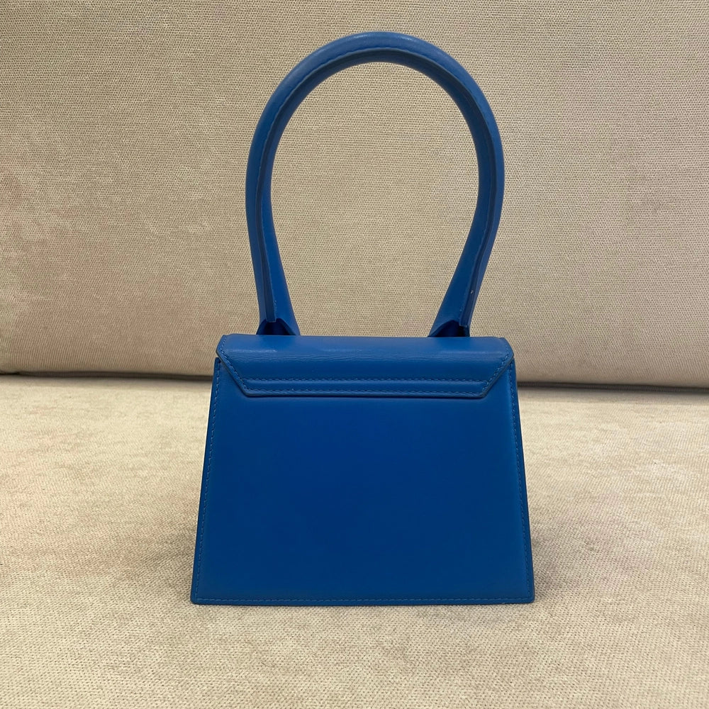 Jacquemus Blue Le Chiquito Top Handle with Strap