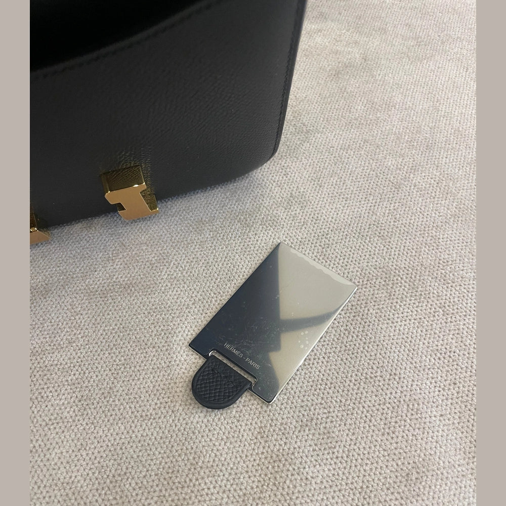 Hermès Black Epsom Leather Constance 24 with GHW