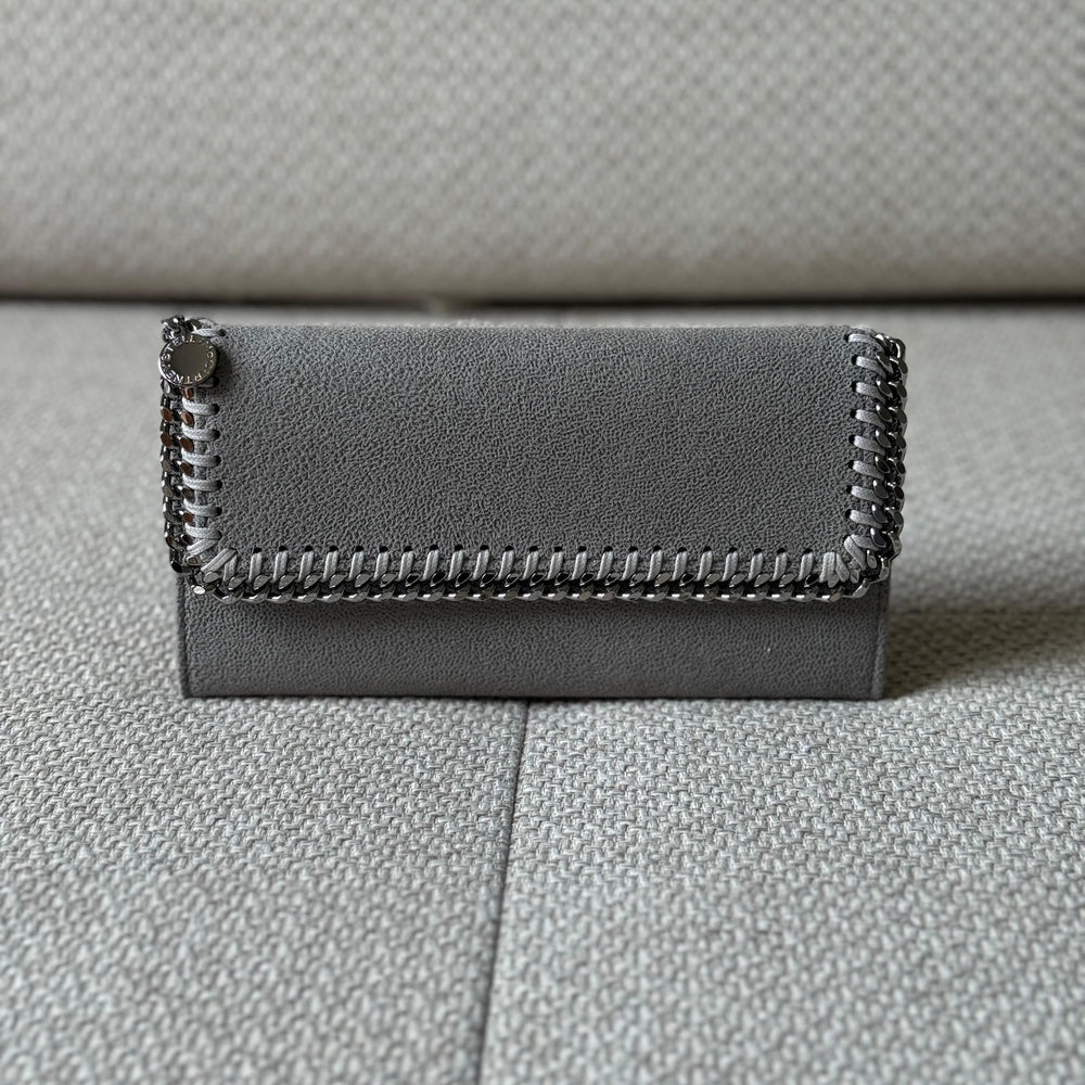 Stella McCartney Falabella Wallet – Grey with Chain & WOC Insert