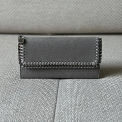 Stella McCartney Falabella Wallet – Grey with Chain & WOC Insert