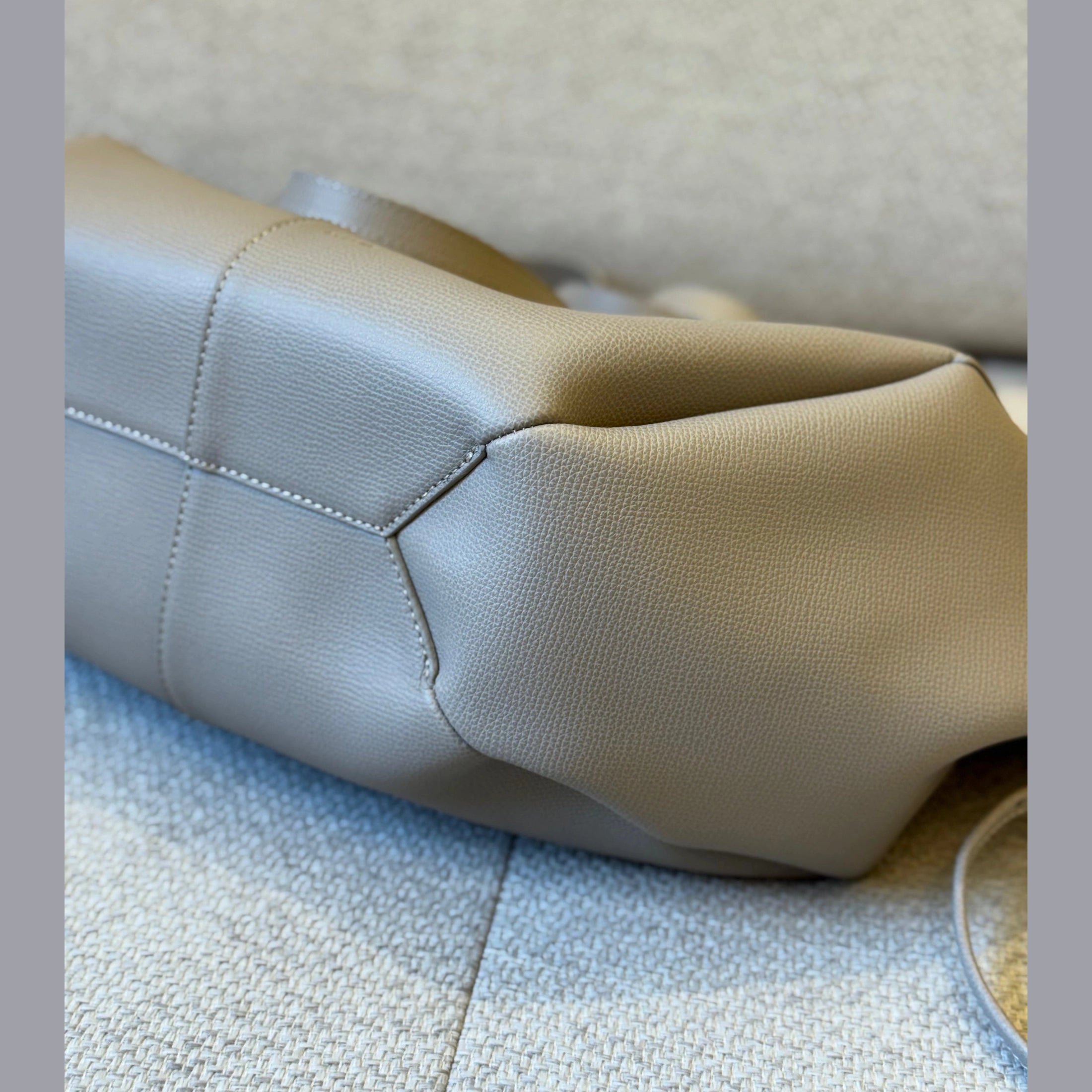 Polène Taupe Large Cyme Tote