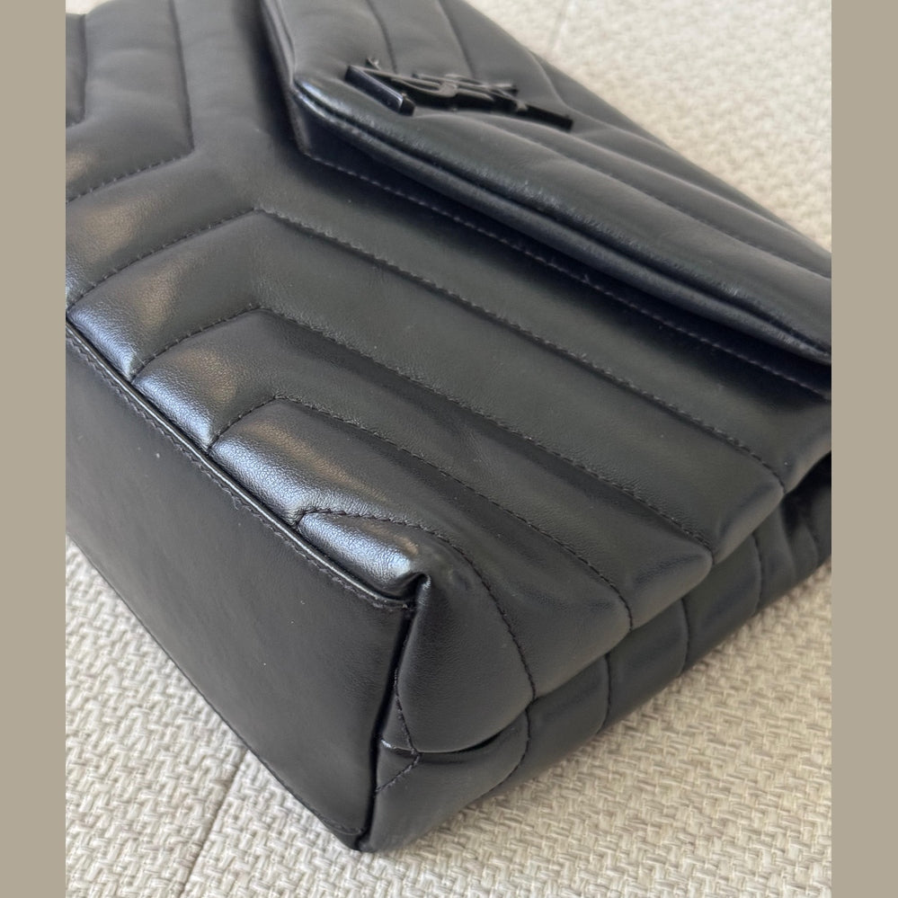 Saint Laurent Small Loulou Bag – Full Black