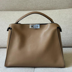 Fendi Peekaboo Iconic Essentially Top Handle Bag with Strap