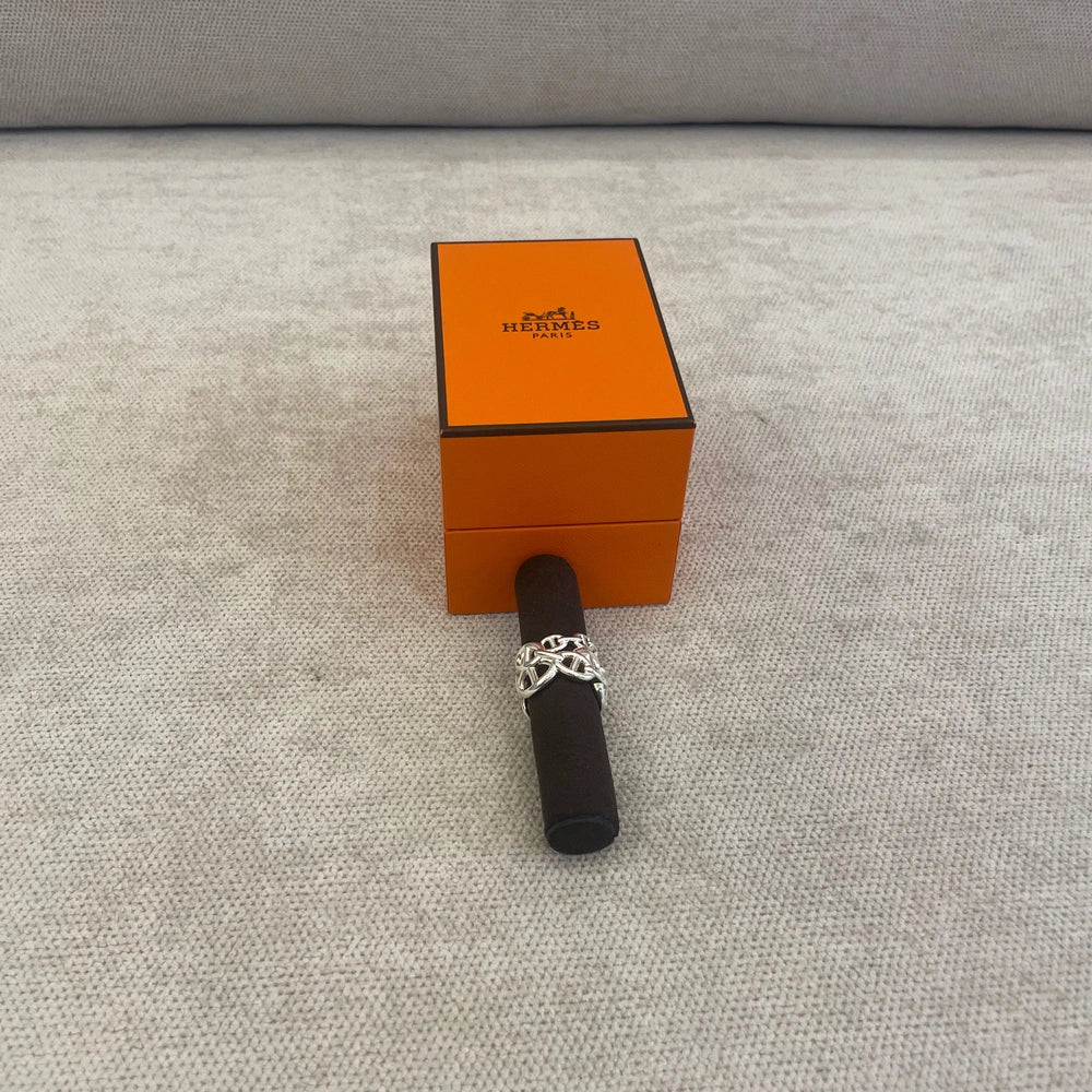 Hermès Chaine D'Ancre Echainée Ring, Large Model