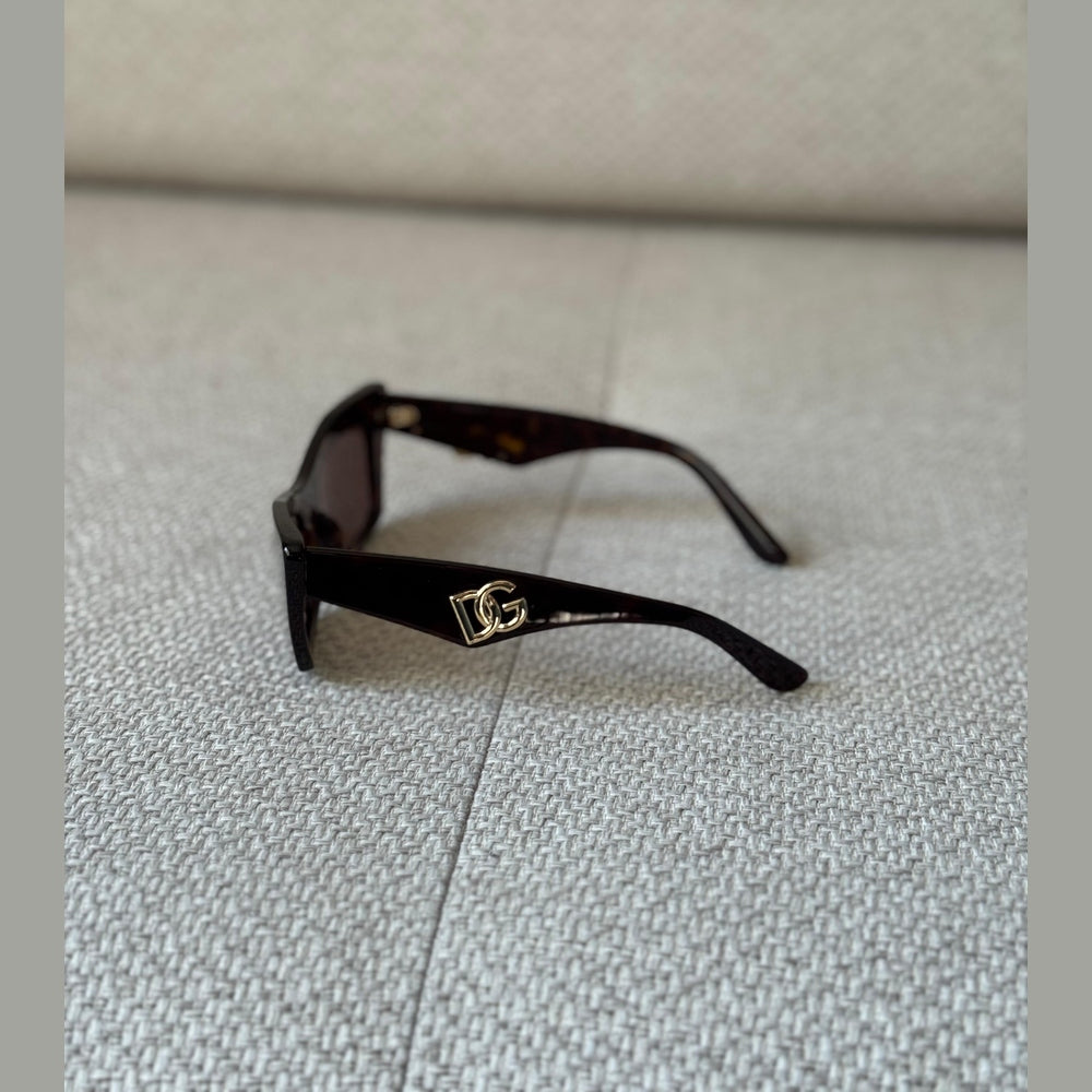 Dolce & Gabbana Brown Cateye Sunglasses