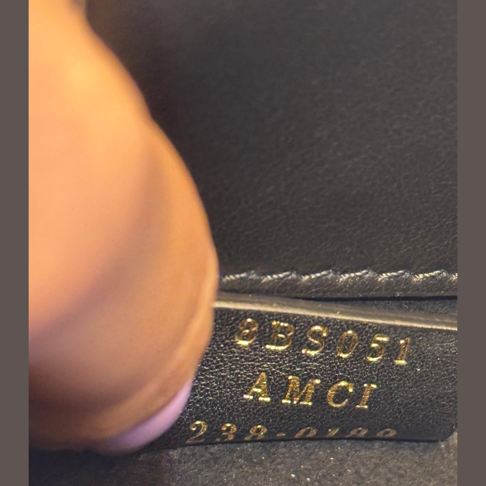 Fendi Black FF Embossed Leather Mini Sunshine Tote with Strap