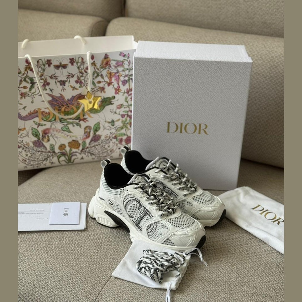 Christian Dior Chrono Sneakers -Size 37.5 with Receipt