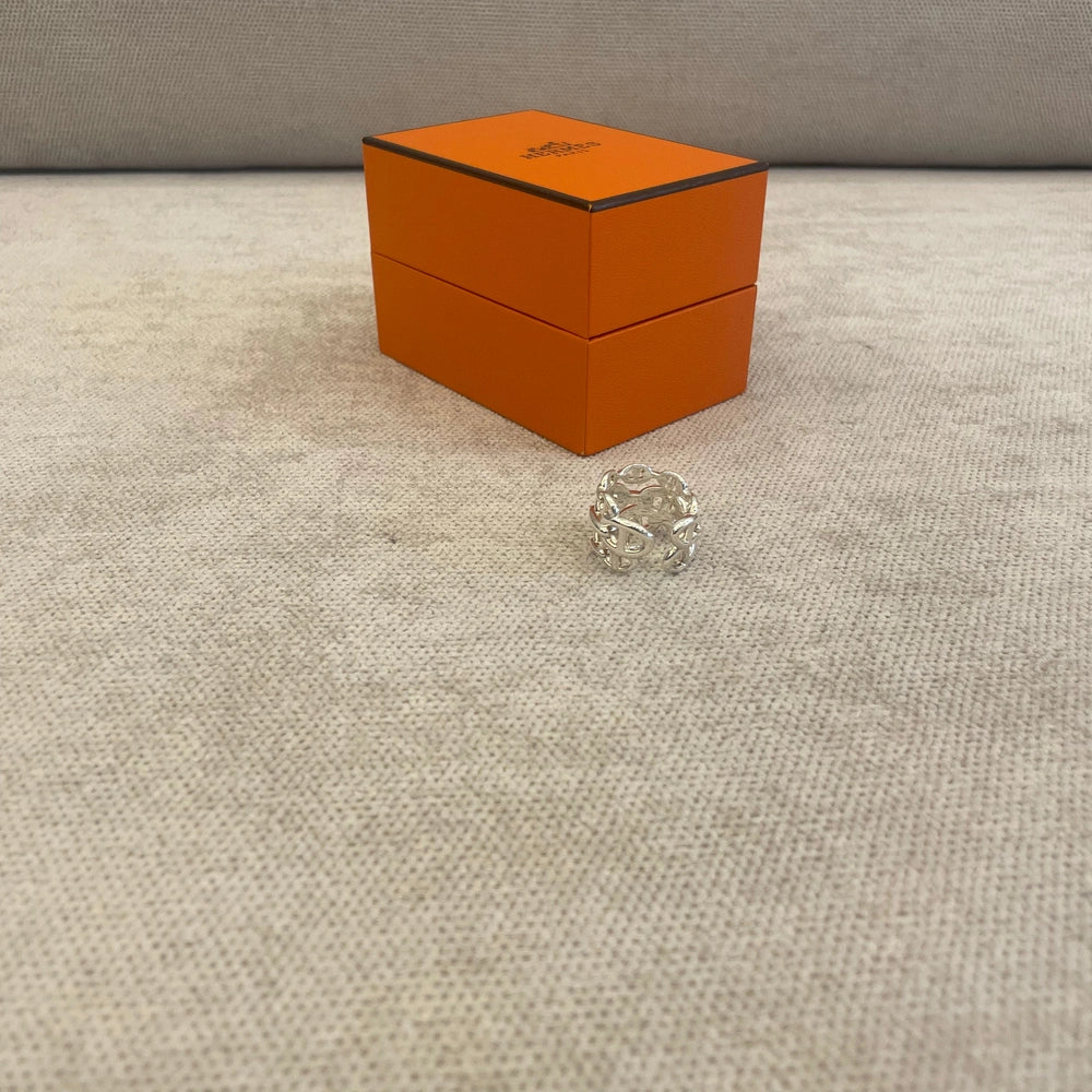 Hermès Chaine D'Ancre Echainée Ring, Large Model