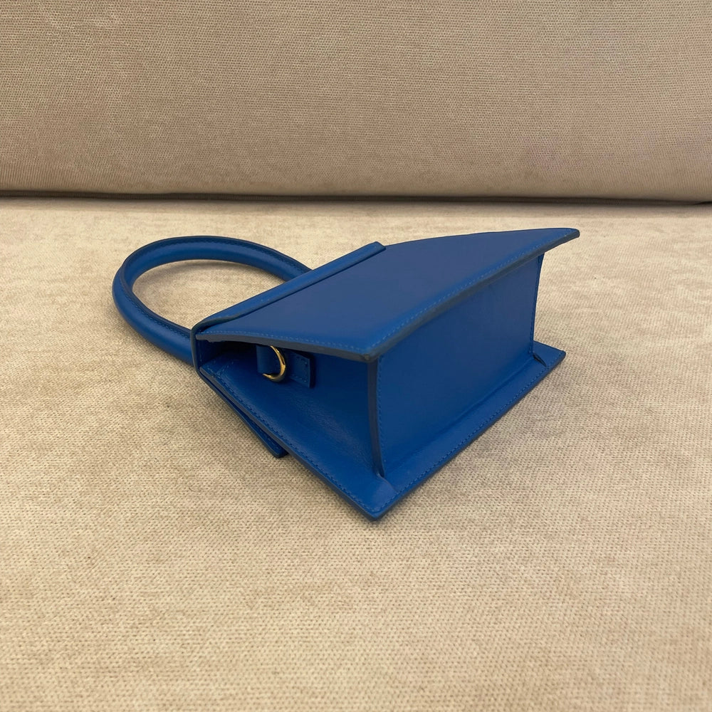 Jacquemus Blue Le Chiquito Top Handle with Strap