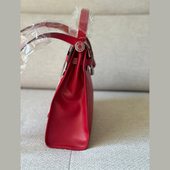 Hermès Red Herbag Zip 31 with PHW