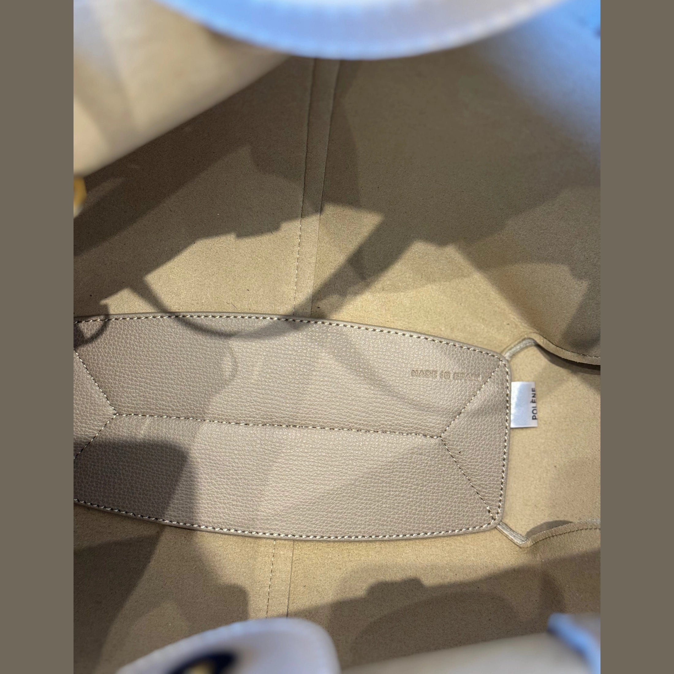 Polène Taupe Large Cyme Tote