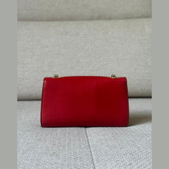 Gucci Small Red Leather Emily Crossbody