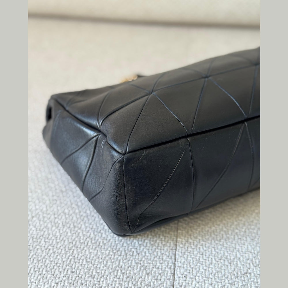 Saint Laurent Black Quilted Jamie Shoulder Bag