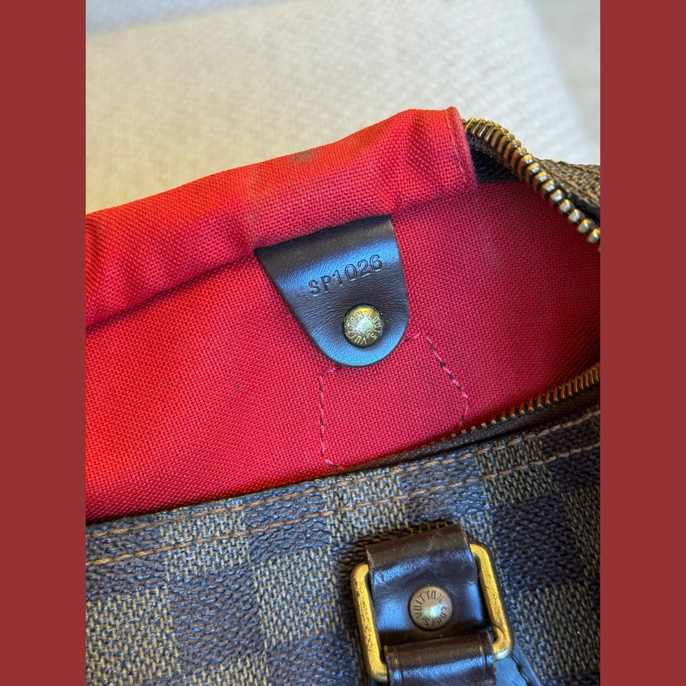 Louis Vuitton Damier Ebene Speedy 30 - Missing Key