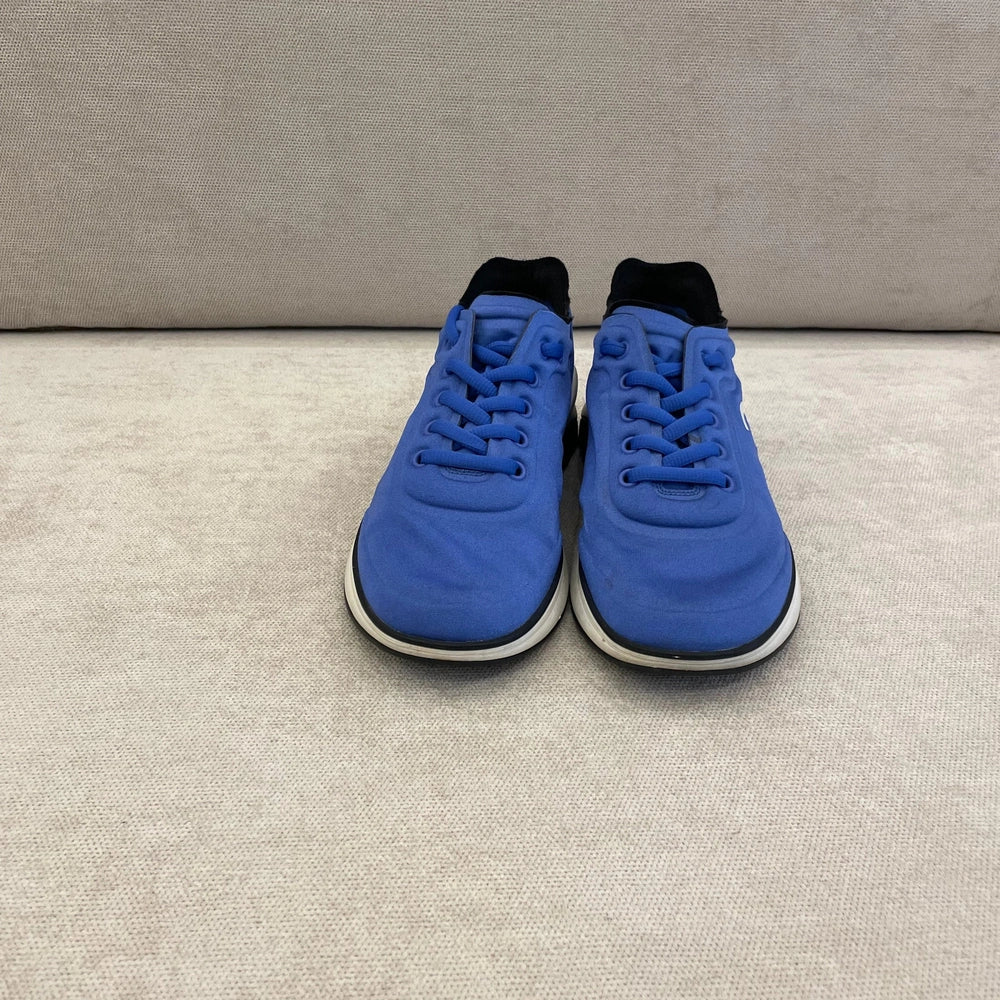 Chanel Mesh Lycra Thermoplastic Blue Sneakers - Size 38