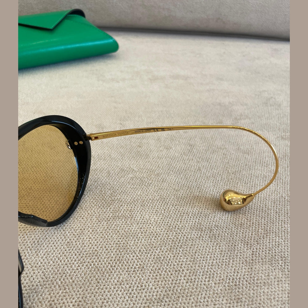 Bottega Veneta Drop Aviator Sunglasses with Receipt