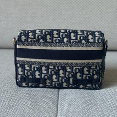 Christian Dior Oblique Small Diorcamp Bag with Strap