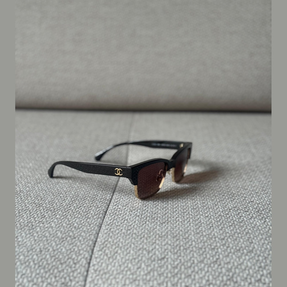 Chanel Brown CC Sunglasses