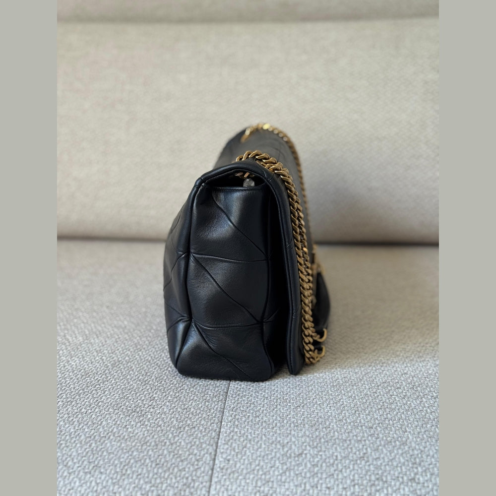 Saint Laurent Black Quilted Jamie Shoulder Bag