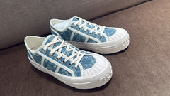 Gucci GG Denim Sneakers - Size 38