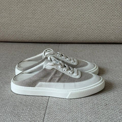 Hermès White Keep Mules Sneakers - Size 39