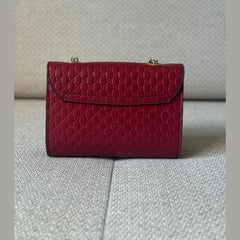 Gucci Red Microguccissima Mini Emily Crossbody