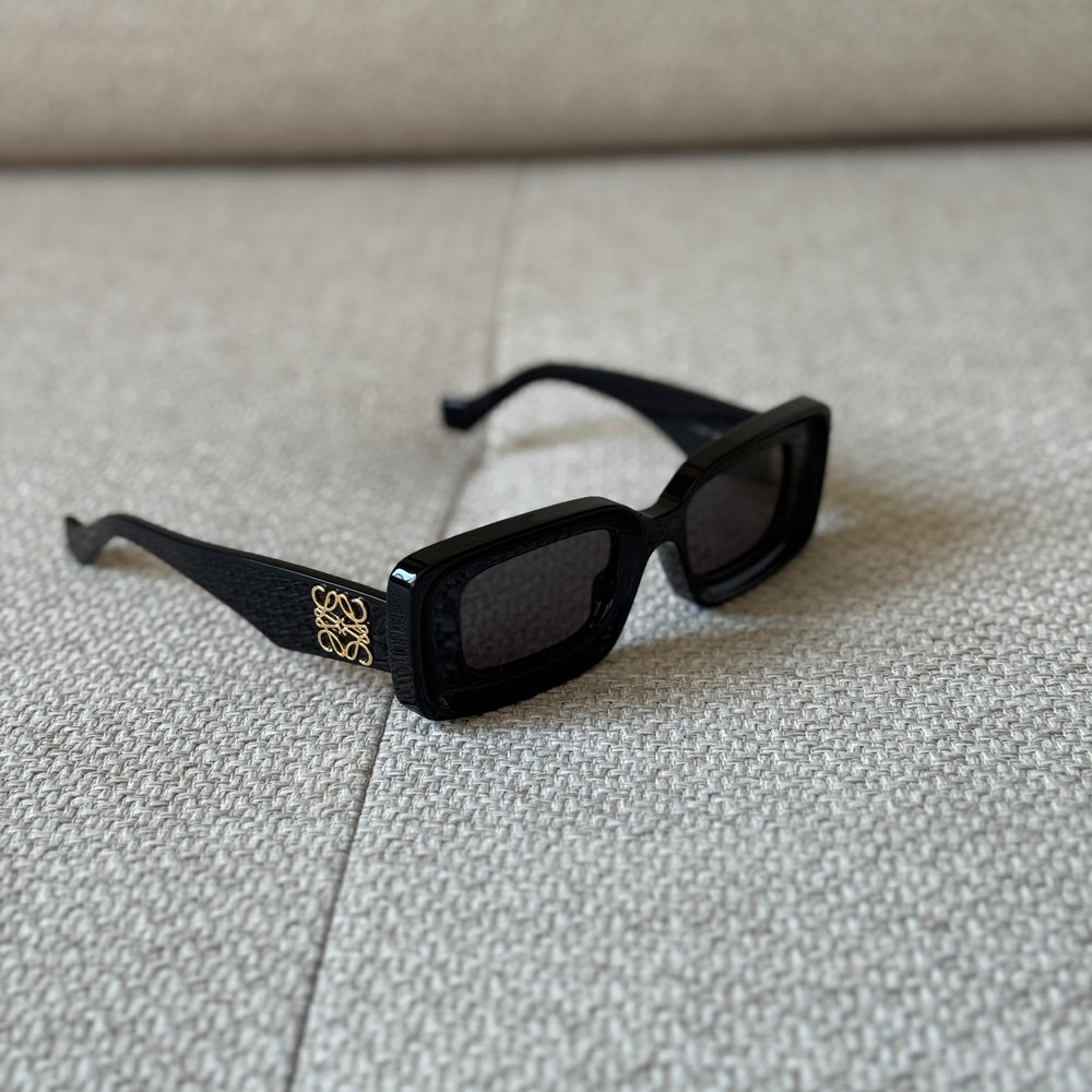 Loewe Black Rectangular Sunglasses