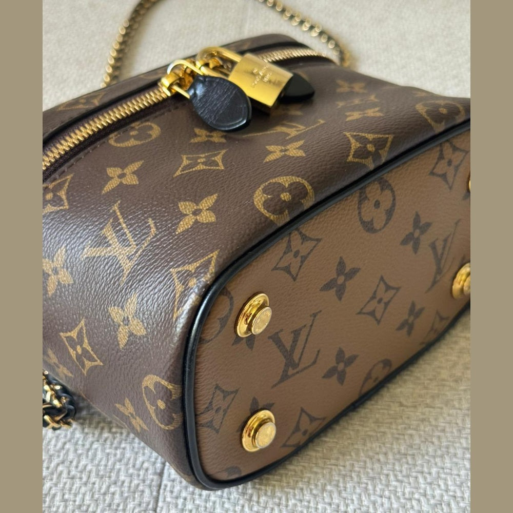 Louis Vuitton Monogram Vanity Bag PM with Strap