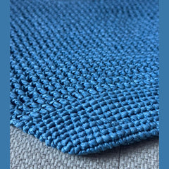 Prada Blue Raffia Shoulder Bag