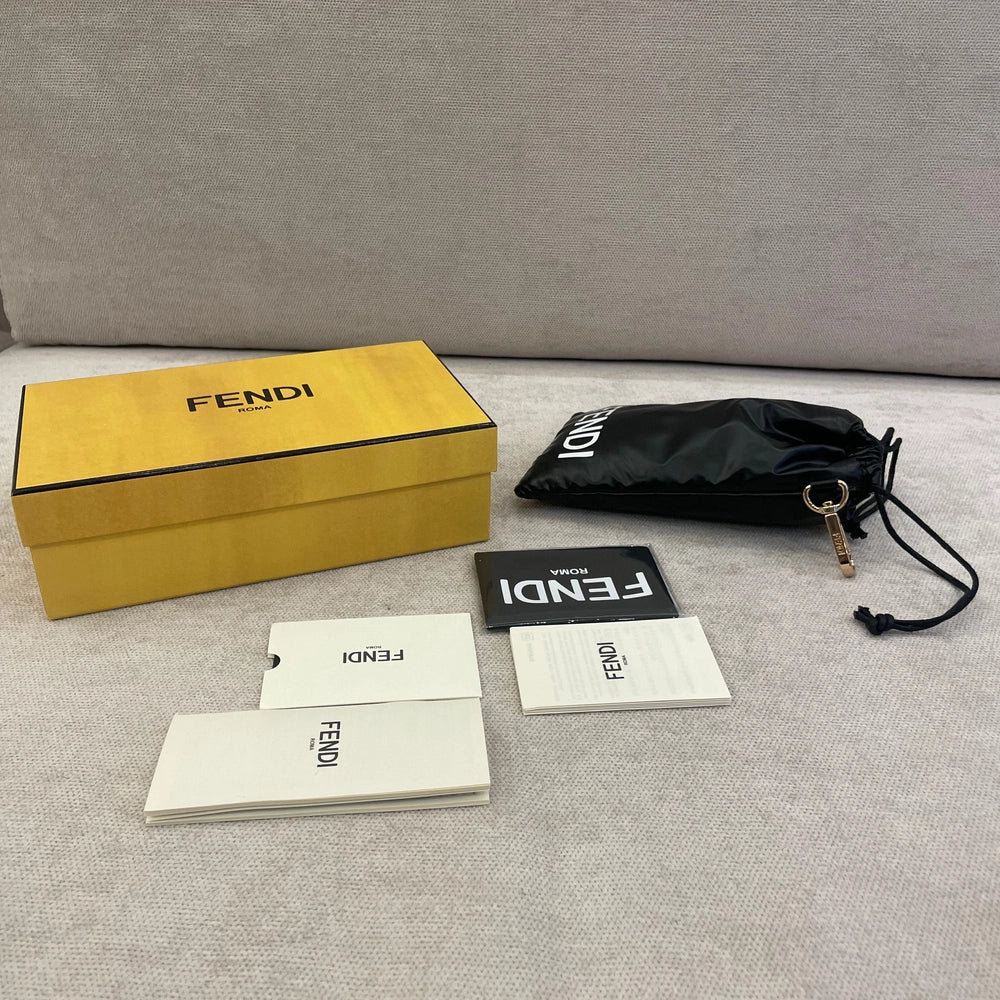Fendi First Crystal Blue Lens Sunglasses