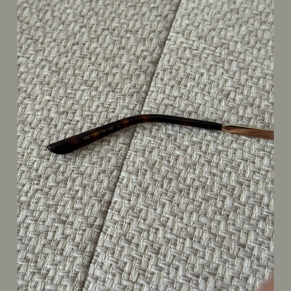 Gucci Gold Cateye Sunglasses