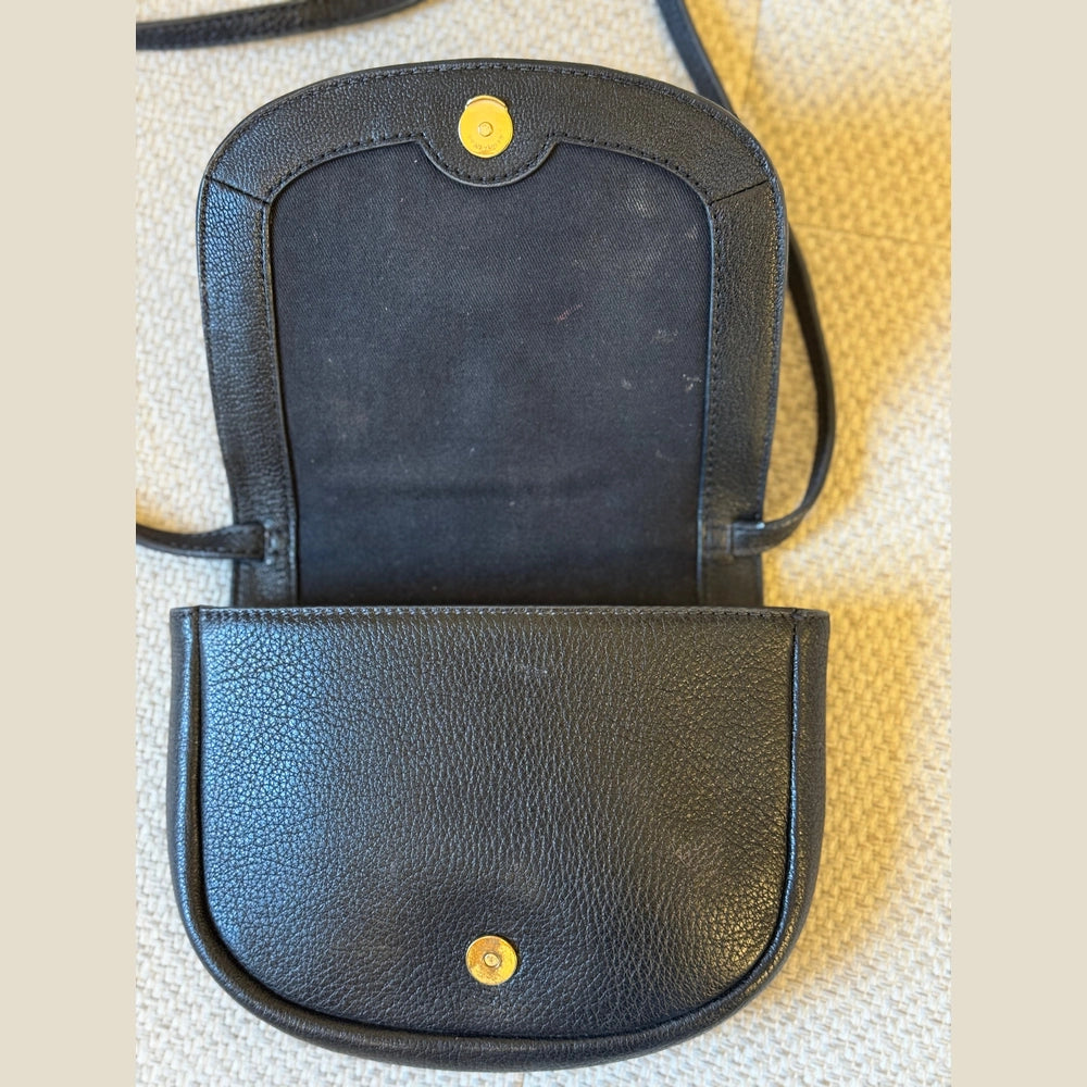 See by Chloé Black Leather Hana Small Crossbody Bag