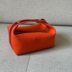 Hermès Orange Bride-A-Brac Case PM