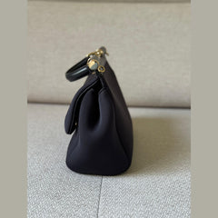 Dolce & Gabbana Black Neoprene Miss Sicily with Strap