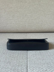 Fendi Roma Black Leather Wallet On a Chain