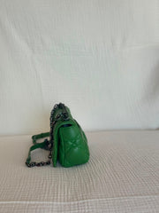 Christian Dior Green Mini Caro Shoulder Bag