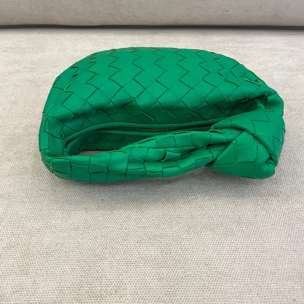 Bottega Veneta Green Intreciatto Mini Jodie