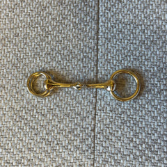 Hermès Gold Mors Scarf 90 Ring