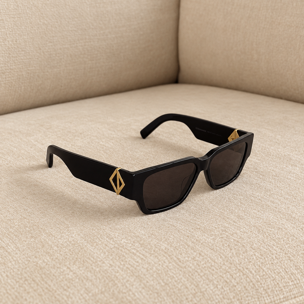 Christian Dior Black CD Diamond S5I Sunglasses