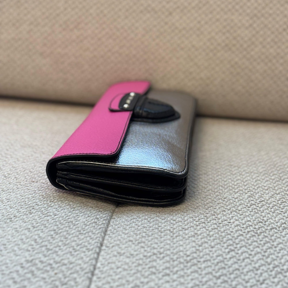 Prada Tricolor Cinghiale Clutch