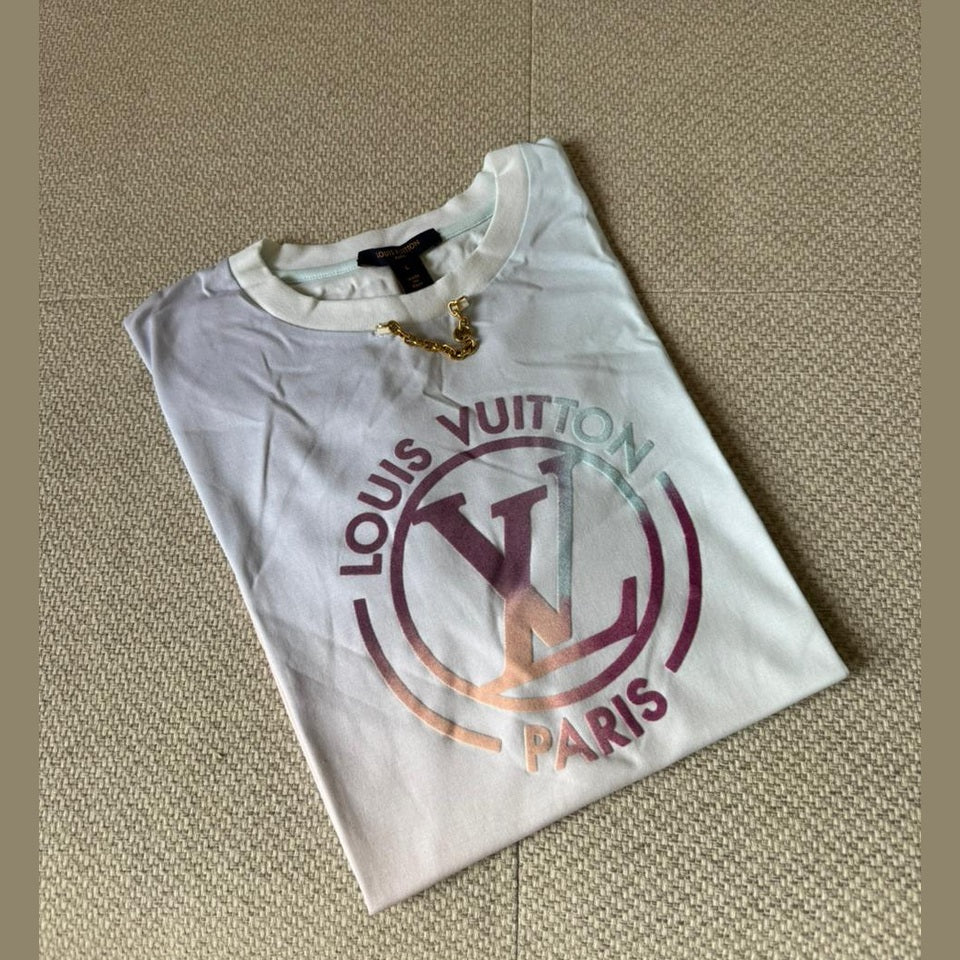 Louis Vuitton Gradient LV Logo T-Shirt - Size L