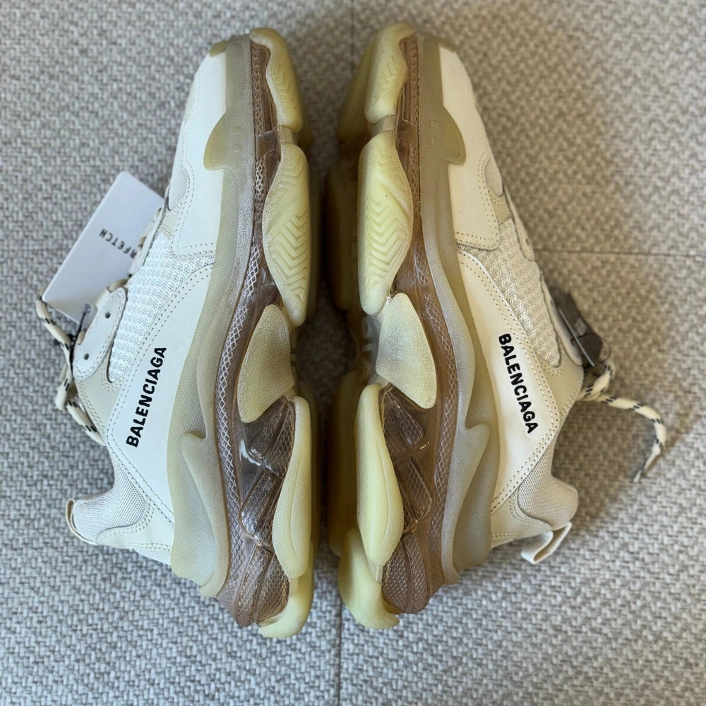 Balenciaga White Triple S - Size 40