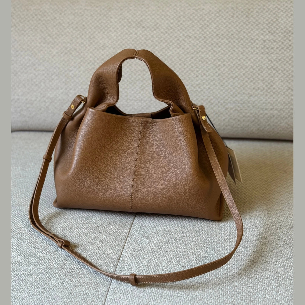 Polène Numéro Neuf Tan Full Grain Calf Leather Bag