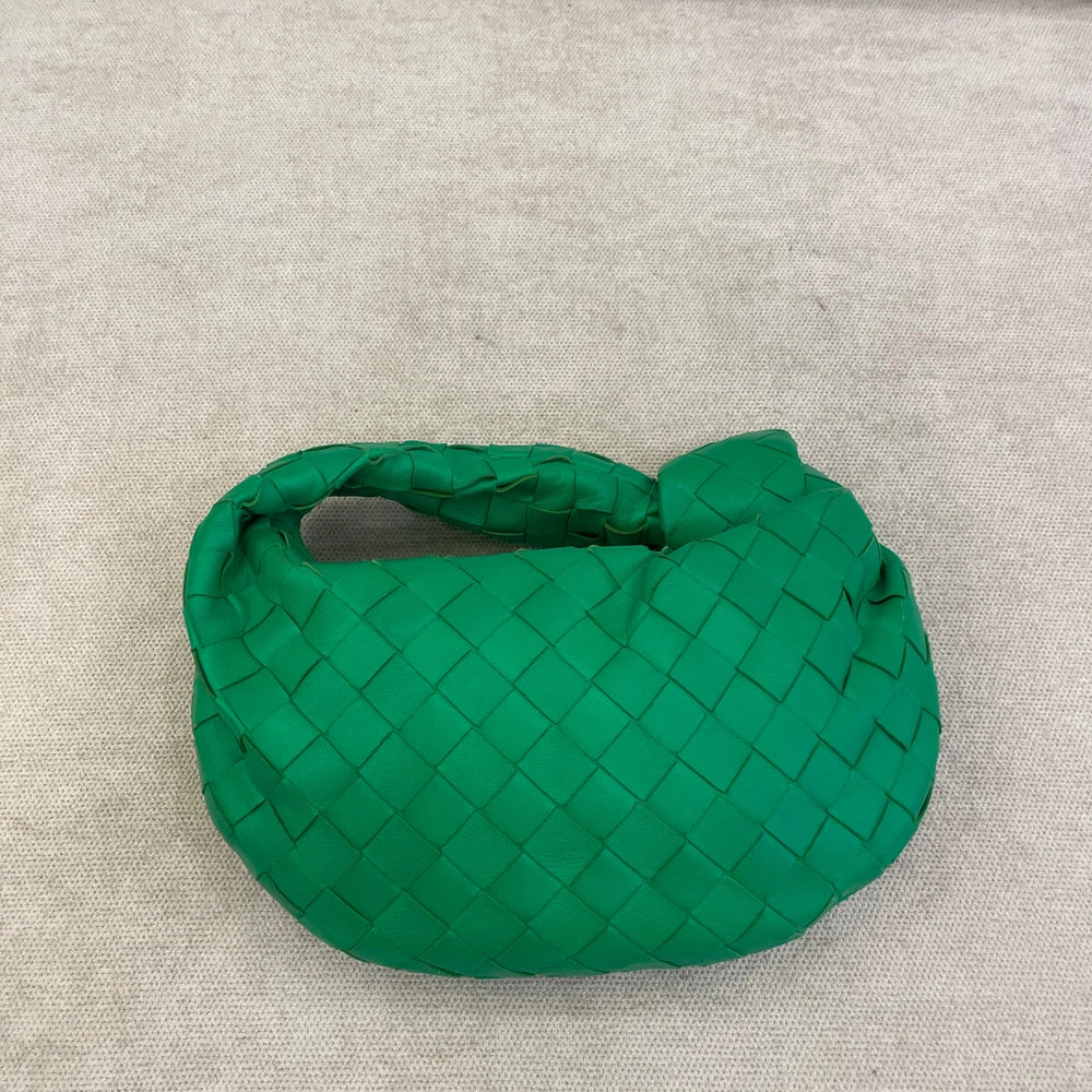 Bottega Veneta Green Intreciatto Mini Jodie