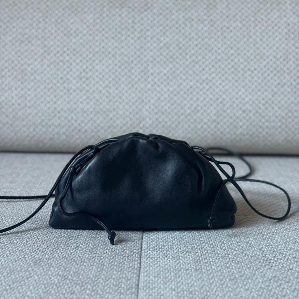 Bottega Veneta Black Mini The Pouch