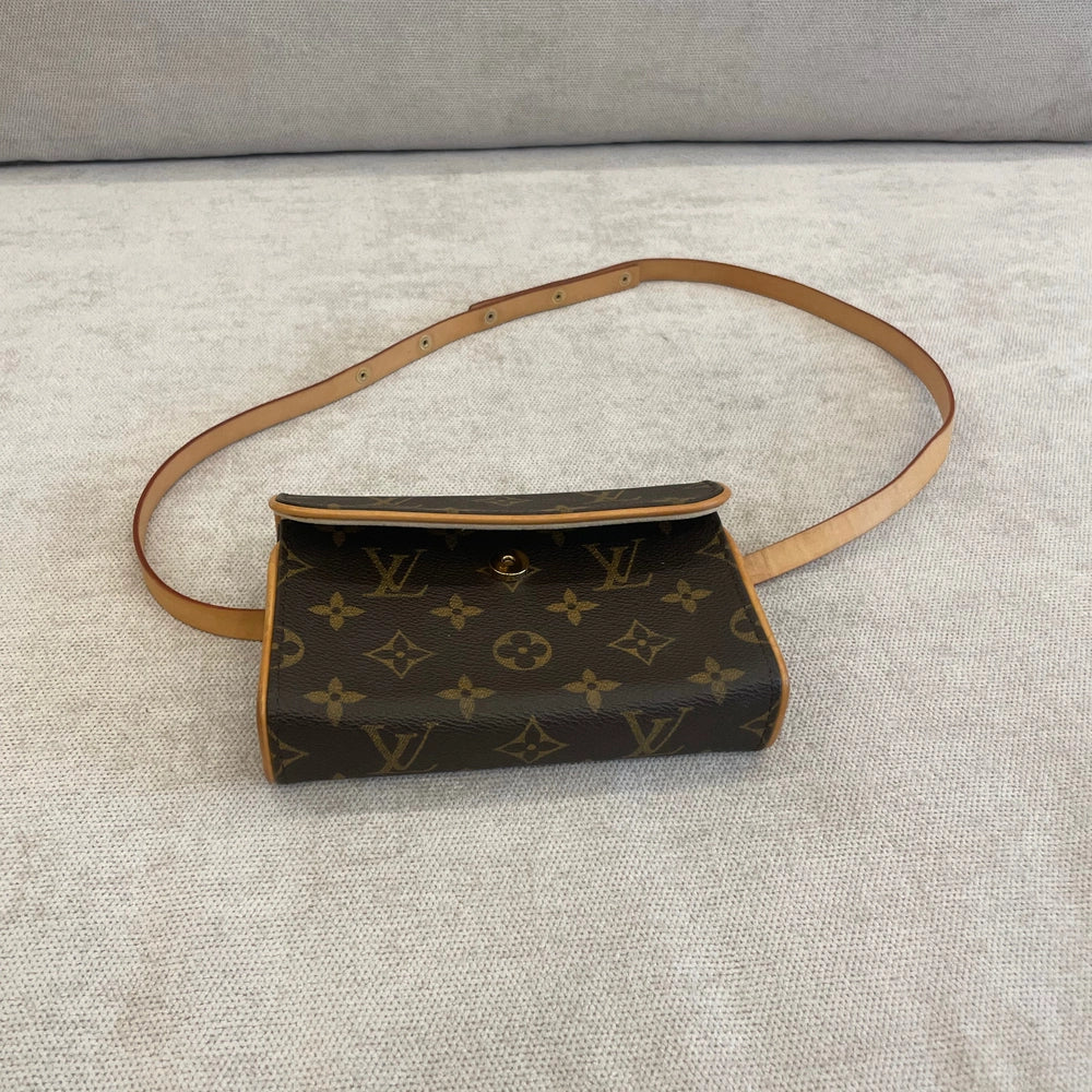 Louis Vuitton Monogram Canvas Florentine Belt Bag - Size Small