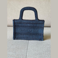 Christian Dior Denim Mini Book Tote