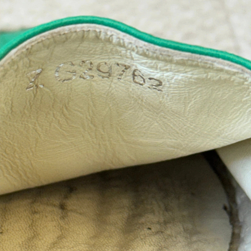Chanel Green Leather Espadrilles - Size 41